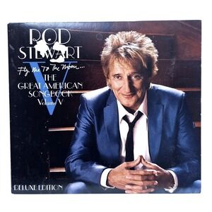 Rod Stewart Great American Songbook Vol V Fly Me To The Moon Deluxe 2CD EUC 2010
